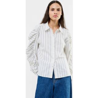 French Connection French Connection Cambria Stribet Bomuldsskjorte - 34