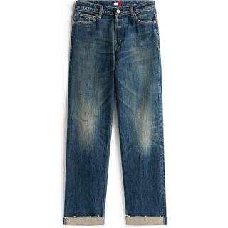 Mid Rise Slim Straight Jeans