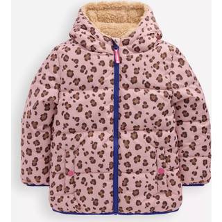 Boden Boden Pink Reversible Padded Borg Coat