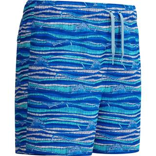 Boys Printed 33cm Swim Shorts Blue