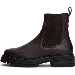 Pebble Grain Leather Chelsea Boots
