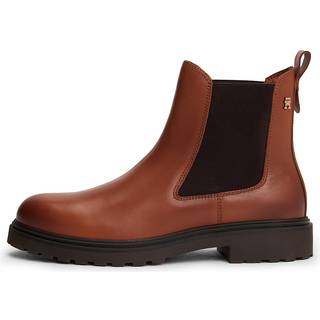 Lightweight Leather Cleat Chelsea Boots