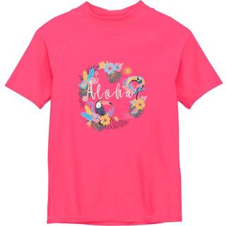 Color Kids Pige Badebluse UV 50+ - Knockout Pink - 134