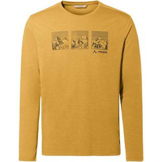 Vaude Rosemoor L/S T-Shirt III Longsleeve Herrer størrelse 3XL farve beige/gul