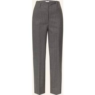 Pinstripe Oversized Straight Trousers
