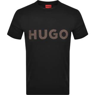 HUGO Dulivio Crew Neck T Shirt Black