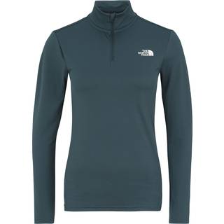 The North Face Flex 1/4 Zip Running Shirt Women - Dark Green, Size M - dark_green