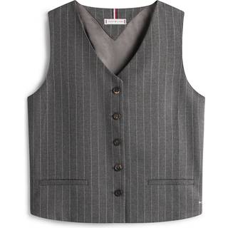 Relaxed Fit Pinstripe Waistcoat