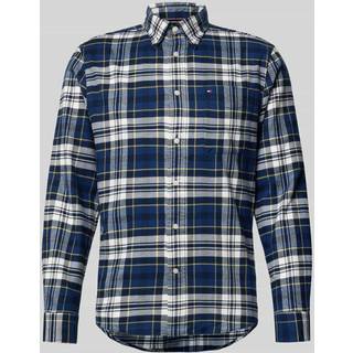 Hero Flannel Tartan Check Skjorte, Preppy Navy/Check, XL