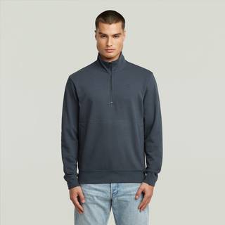Nifous Half Zip Sweater - Dark blue - Men