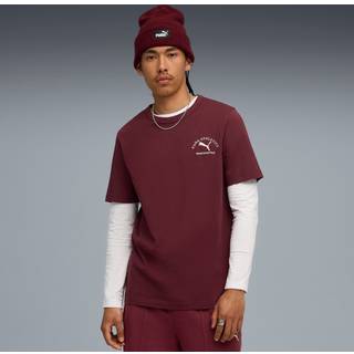 PUMA Class Graphic Tee Men, Clothing, Ruby Shimmer, M