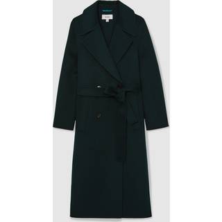 Reiss Reiss Rene dobbeltradet frakke med blindsøm i uldblanding