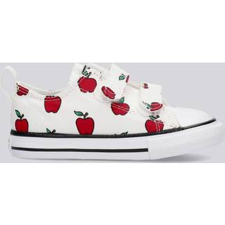 Converse Converse White Apple Graphic Low Trainers