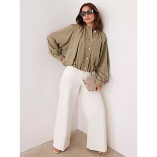 Mint Velvet Mint Velvet Khaki Bubble Hem-jakke