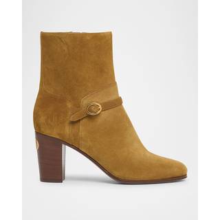 Valentino Garavani Pattie 75 suede ankle boots - brown - EU 36.5