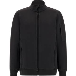 BOGGI MILANO Herren Sweatjacke schwarz unifarben