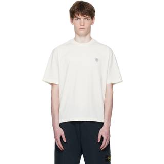 Stone Island Combed Organic Cotton T-Shirt Ivory