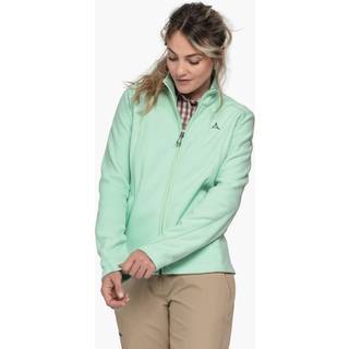 Schöffel Women's Fleece Jacket Leona3 Fleecejakke Damer størrelse 46 farve grøn