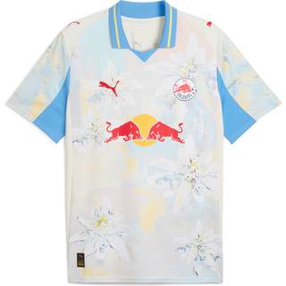 PUMA KIDSUPER x FC RED BULL SALZBURG Jersey Men, Sport, Frosted Ivory/Red, XS