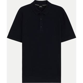 BOSS Black Herren Polo-Shirt blau gestreift
