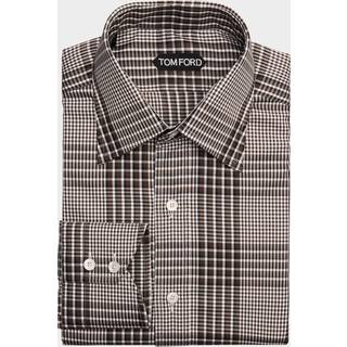 Tom Ford Prince of Wales check cotton shirt - multicoloured - EU 38