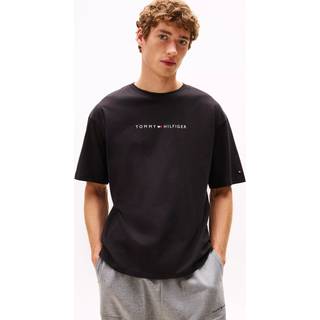 Tommy Hilfiger Logo T Shirt Black