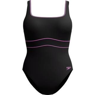 Speedo Women's Shaping Contoureclipse Swimsuit Badedragt Damer størrelse 42 farve sort