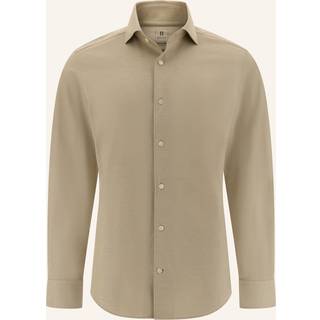 BOGGI MILANO Herren Hemd beige meliert