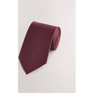 Next Burgundy Red Textured Tie