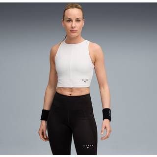 PUMA x HYROX Rib Cropped Tank Women, Clothing, White, L