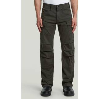 3D Regular Straight Cargo Pants - Grey - Men