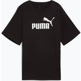 PUMA Essentials No. 1 Logo Relaxed Tee Women, Clothing, Black, S