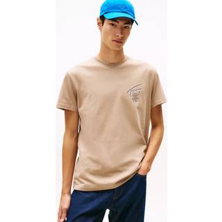 Tommy Jeans Tommy Jeans Brown Signature Back Logo Jersey T-Shirt
