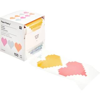 Paper Poetry Sticker Herzen auf der Rolle