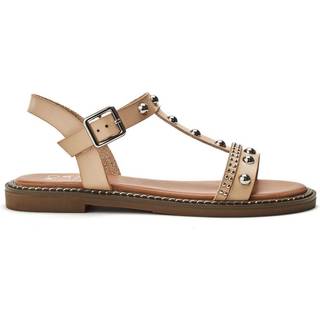 Moda in Pelle Moda in Pelle Noell flade sandaler med nitter og T-stang