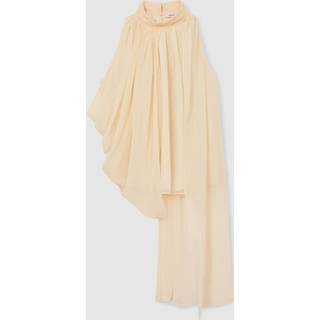 Reiss Reiss Ivory Fi Draped Chiffon Sleeveless Top