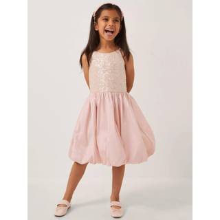 Monsoon Monsoon Pink Sequin Bubble Hem Party Dress - 104110cm
