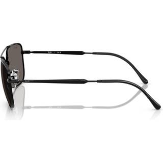 Ray - Ban Unisex RB3755 002/B1 Solbriller Metal Sort Grå Firkantet Normal
