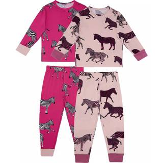 Chelsea Peers Chelsea Peers Kids to-pak lange Pyjamas Sæt med zebra Tryk