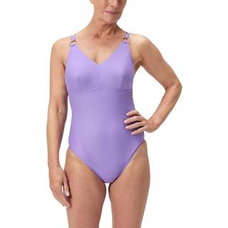 Women's Shaping Strappy Swimsuit Purple