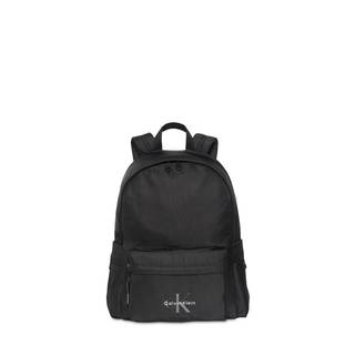 Nylon Monogram Logo Backpack - Black - One Size