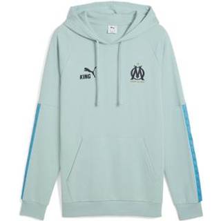 PUMA Olympique de Marseille KING Hoodie Men, Sport, Modern Mint/Luminous Blue, XS