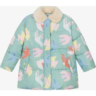 Stella McCartney Kids Printed faux shearling-trimmed jacket - multicoloured - Y 5