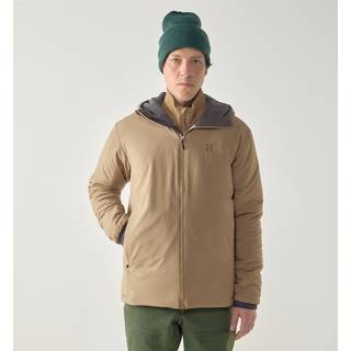 Haglöfs Mimic Alert Hood Syntetisk jakke Herrer størrelse M farve beige/brun