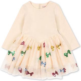 Konges Sløjd Yvonne Ballerina-kjole Bow Coloré  Bow Coloré 18 months  Creme  18 måneder  kvinde