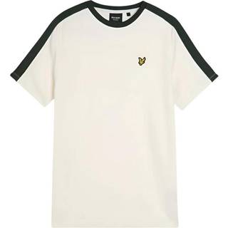Lyle And Scott Contrast Taped T Shirt Off White