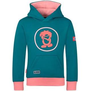 Trollkids Kid's Troll Sweater Hoodie Børn størrelse 152 farve turkis