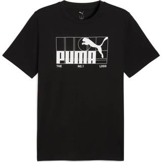 PUMA Graphic No.1 Logo Tee Men, Clothing, Black, M