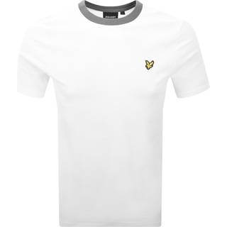 Lyle And Scott Contrast Collar T Shirt White