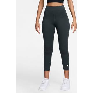 Højtaljede 7/8-Nike Classic-leggings til kvinder - grøn - L (EU 44-46)